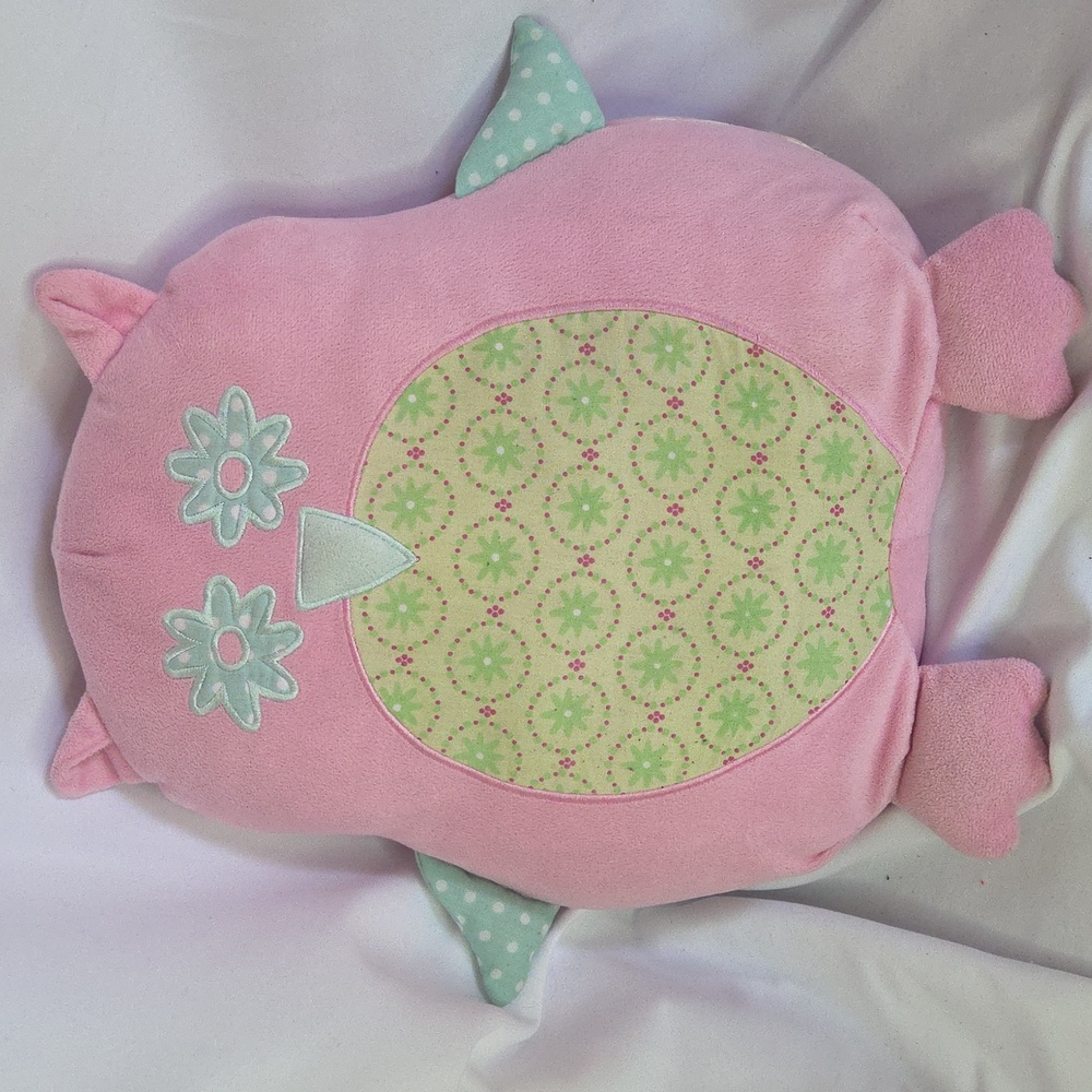 Disney Bambi Owl Pillow 14" 2009 Adult owned plush pink Belks Special Edition